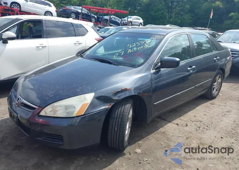2007 Honda Accord 2.4 Ex из США, поврежденный, VIN 1HGCM56837A075034